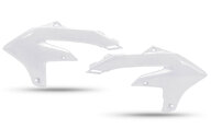 UFO White Radiator Shroud Set for 23-25 Yamaha YZ250F, YZ450F