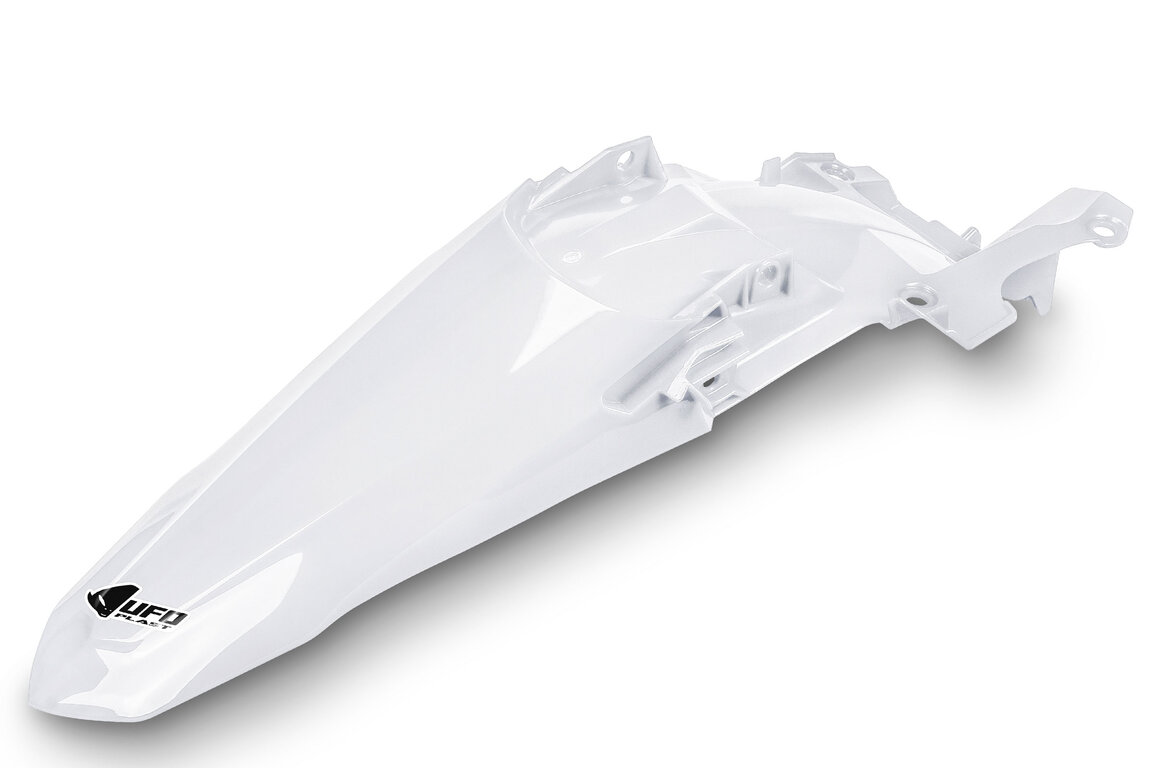 UFO White Rear Fender for 23-25 Yamaha YZ250F, YZ450F