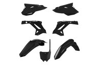 Polisport Black Restyled Plastic Kit for 00-01 Honda CR125, CR250