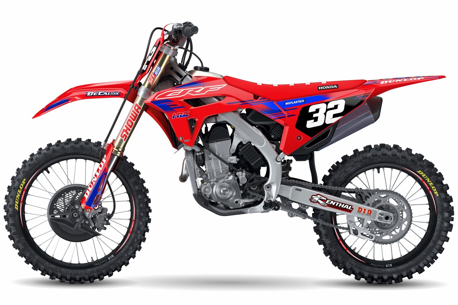 Honda CRF450R Red 232 Series Dirt Bike Graphics Kit