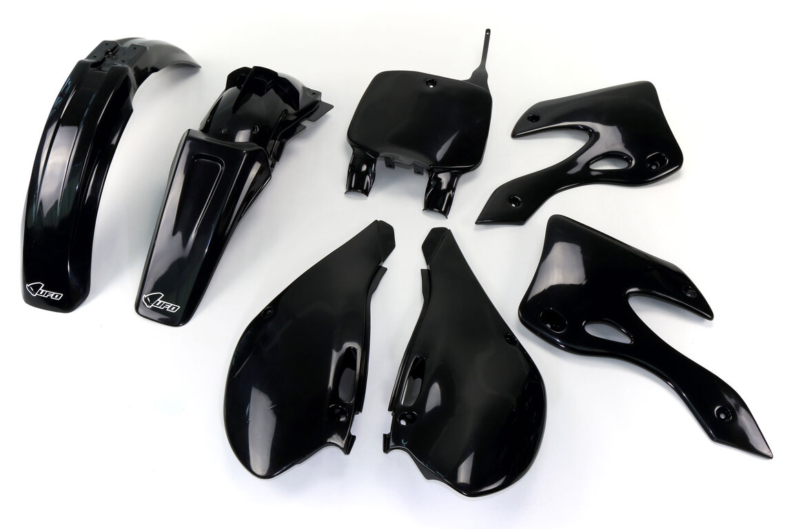 UFO Black Plastic Kit for 99-02 Kawasaki KX