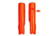 UFO Neon Orange Lower Fork Guards for 22-25 KTM EXCF, SX, SXF, XC, XCF, XCW, XCW300 Factory Edition, XW