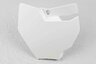 UFO White Front Number Plate replacement plastics for 16-23 GasGas, KTM MC, SX65 dirt bikes