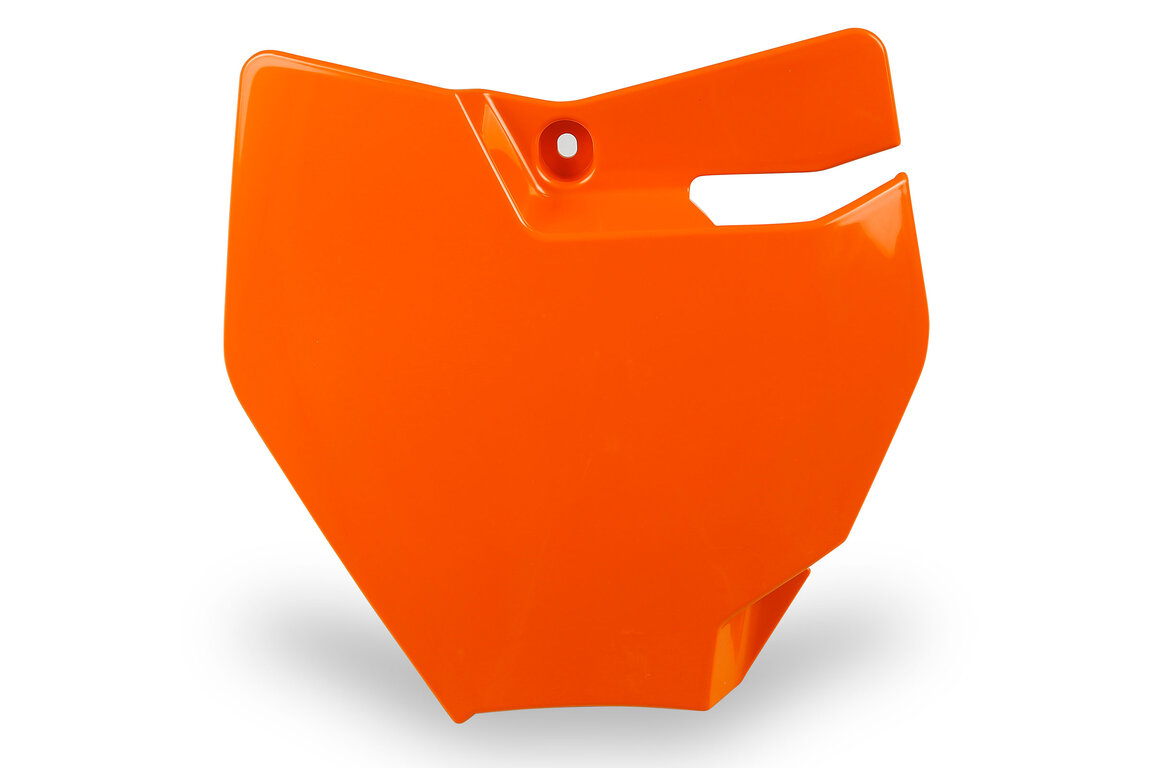 UFO Orange Front Number Plate for 16-23 GasGas, KTM MC, SX65