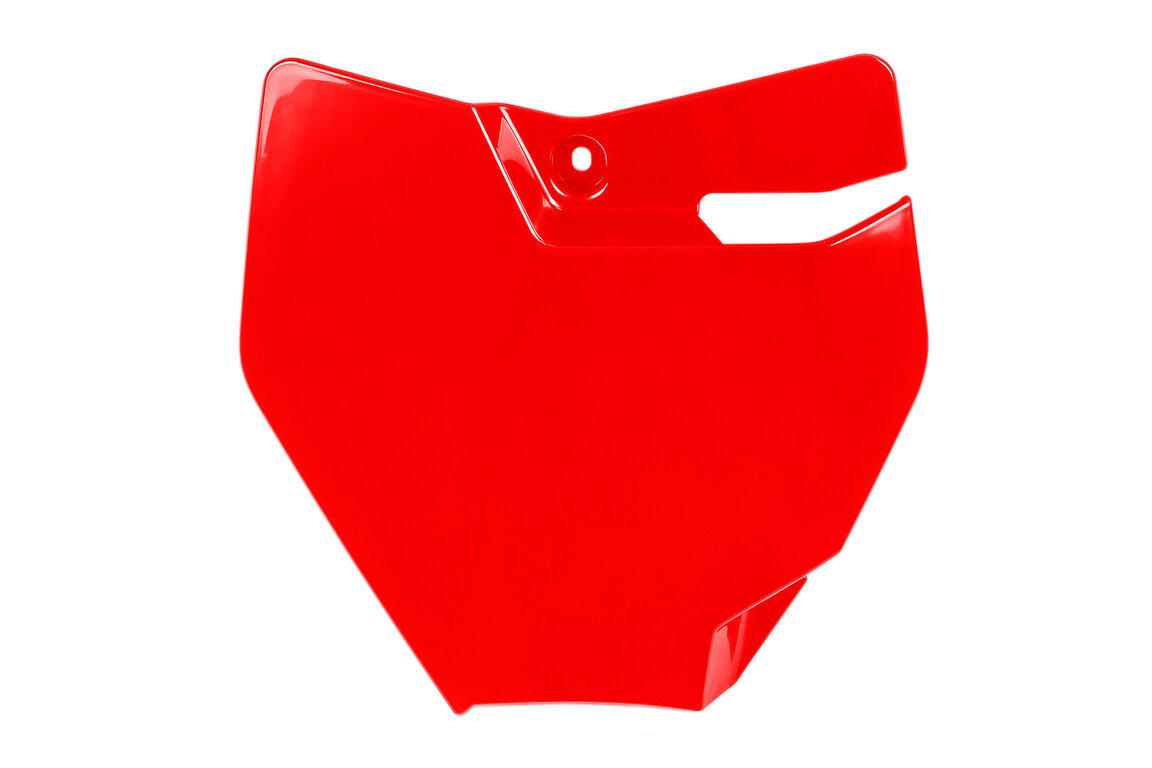 UFO Red Front Number Plate for 16-23 GasGas, KTM MC, SX65