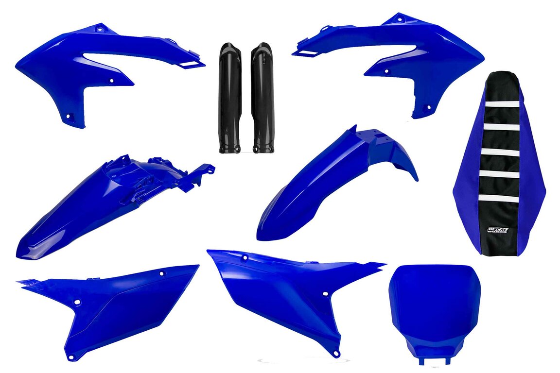 Mix & Match Plastic Kit With Lower Forks & Seat Cover for 23-25 Yamaha YZ250F, YZ450F