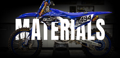 Dirt bike graphic materials