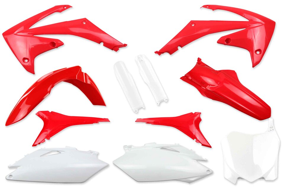 09-10 Honda CRF250, CRF450 dirt bike replacement Mix & Match Plastic Kit With Lower Forks