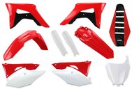 Mix & Match Plastic Kit With Lower Forks & Seat Cover for 17-18 Honda CRF250, CRF450