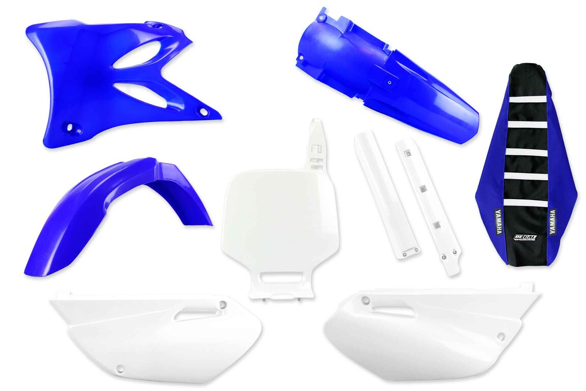 Mix & Match Plastic Kit With Lower Forks & Seat Cover for 02-14 Yamaha YZ85