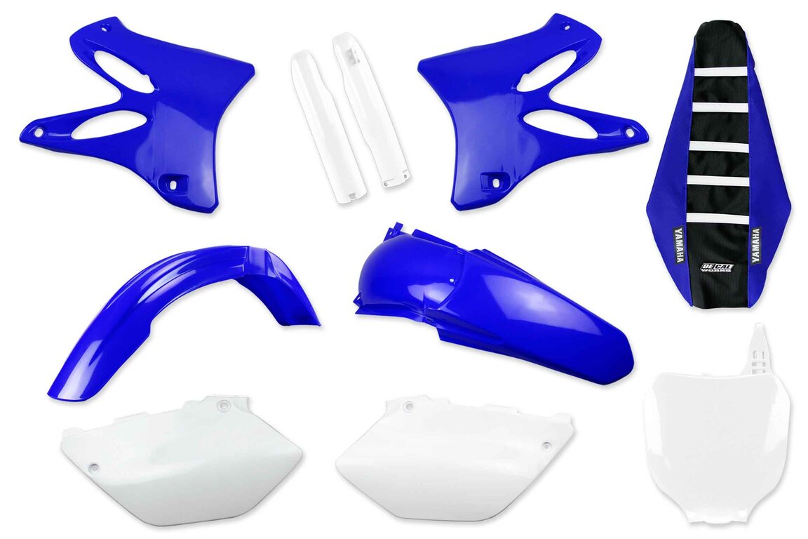 Mix & Match Plastic Kit With Lower Forks & Seat Cover for 05 Yamaha YZ125, YZ250