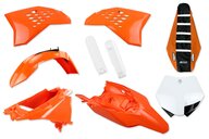 Mix & Match Plastic Kit With Lower Forks & Seat Cover for 09-11 KTM SX65