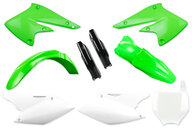 Mix & Match Plastic Kit With Lower Forks for 04-05 Kawasaki KX250F