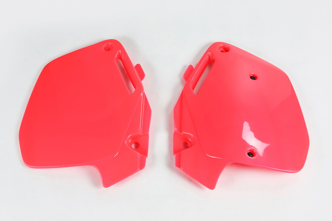 UFO Red Side Number Plates for 90-01 Honda CR125, CR250, CR500