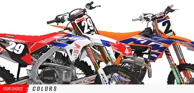 DeCal Works Ready-Made dirt bike graphics