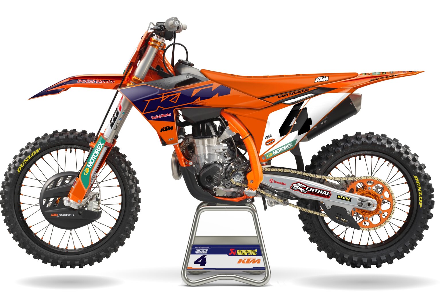 KTM SXF450 Factory Series 24 Dirt Bike Graphics Kit