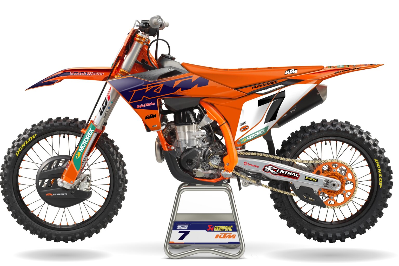 KTM SX65 Factory Series 24 Dirt Bike Graphics Kit