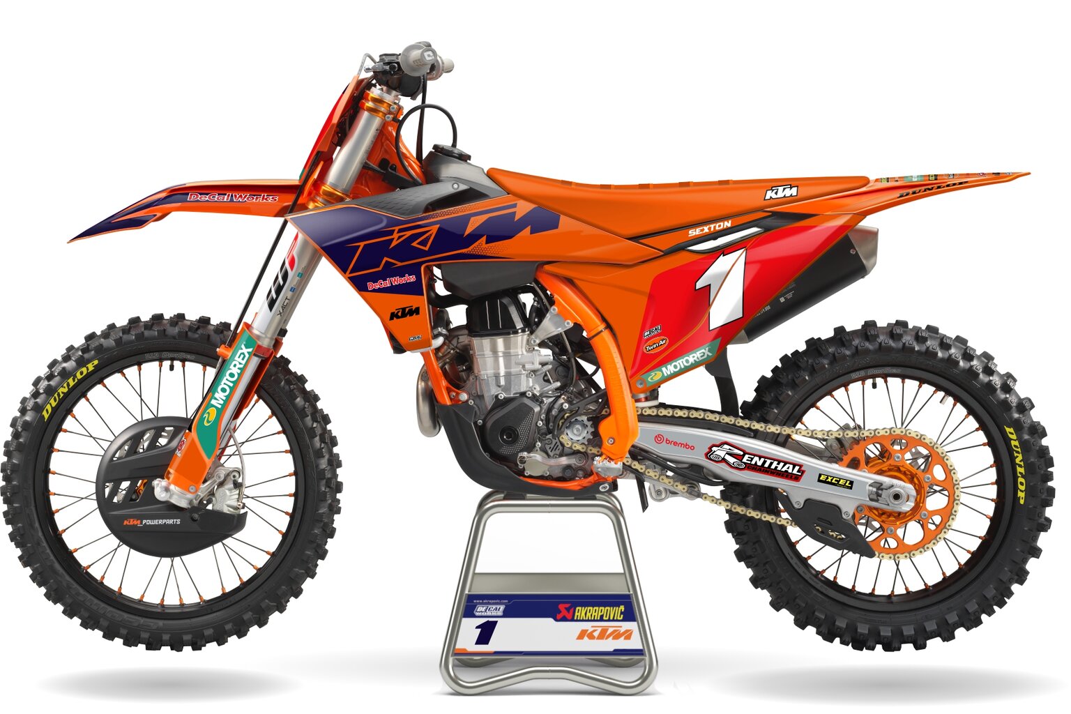 KTM SXF450 Factory Series 24 Dirt Bike Graphics Kit