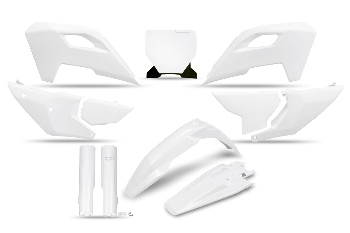 UFO White Plastic Kit for 22-24 Husqvarna FC, FX, TC, TX