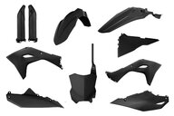 Polisport Black Plastic Kit for 24-25 Kawasaki KX250F, KX450F