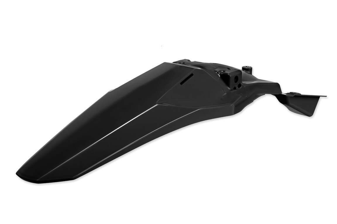 Polisport Black Rear Fender for 24-25 Kawasaki KX250F, KX450F