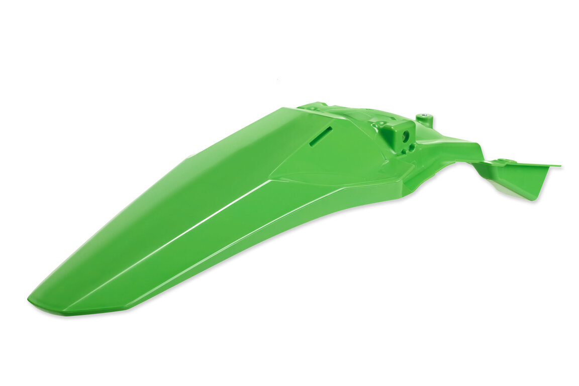 Polisport Green Rear Fender for 24-25 Kawasaki KX250F, KX450F