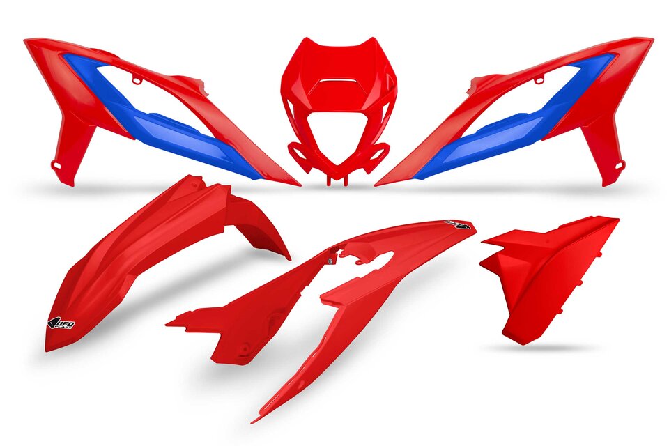 UFO OEM Color Red/Blue Plastic Kit for 23-24 Beta RR