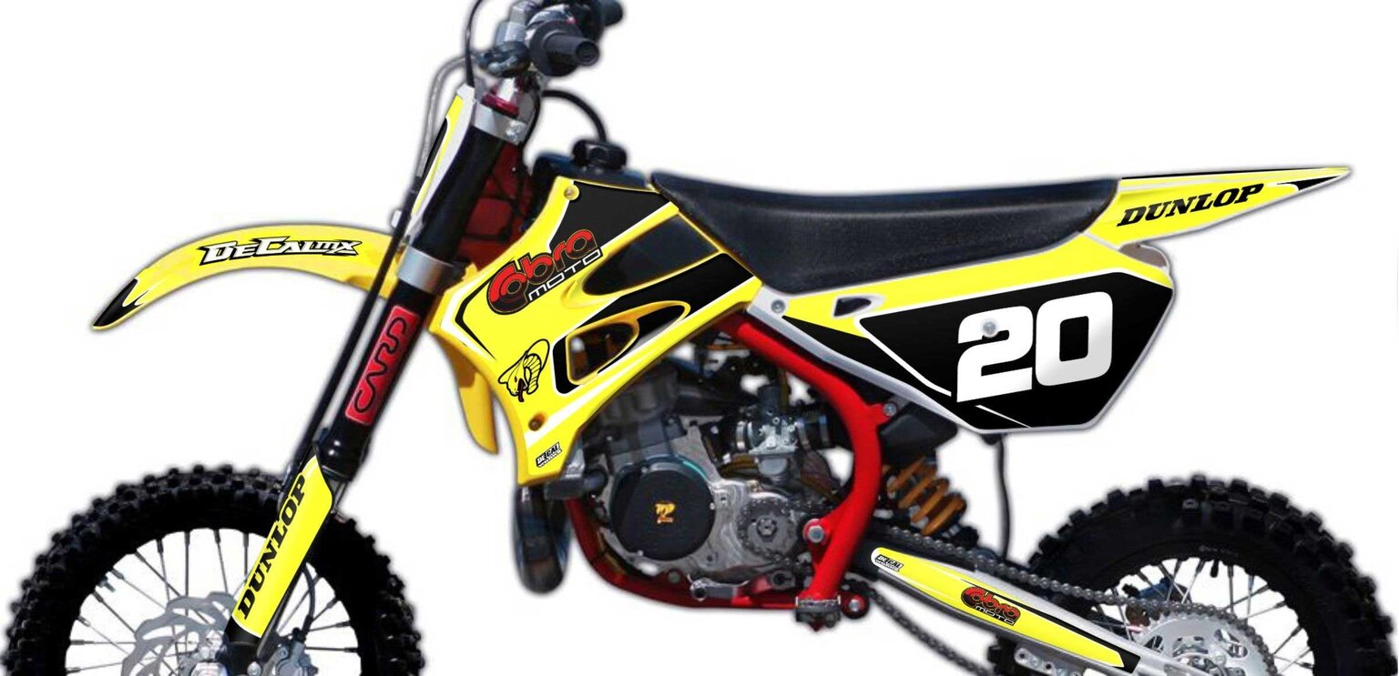 Cobra T-2 series dirt bike graphics kits