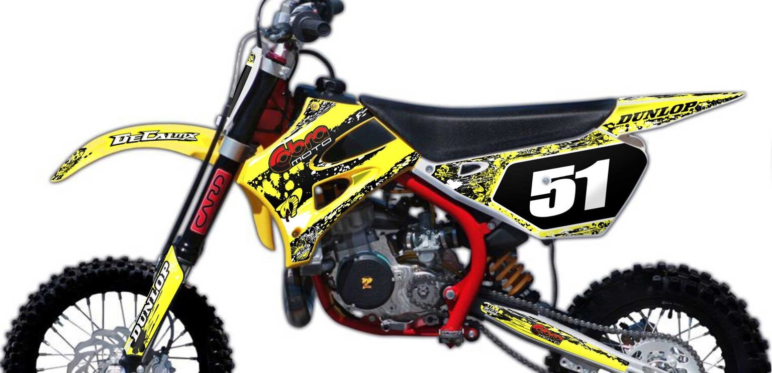 Cobra T-5 series dirt bike graphics kits