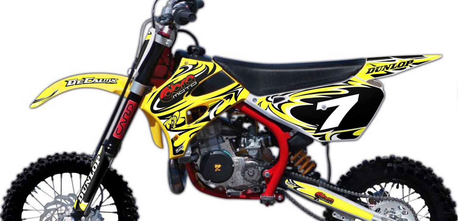 Cobra T-7 series dirt bike graphics kits