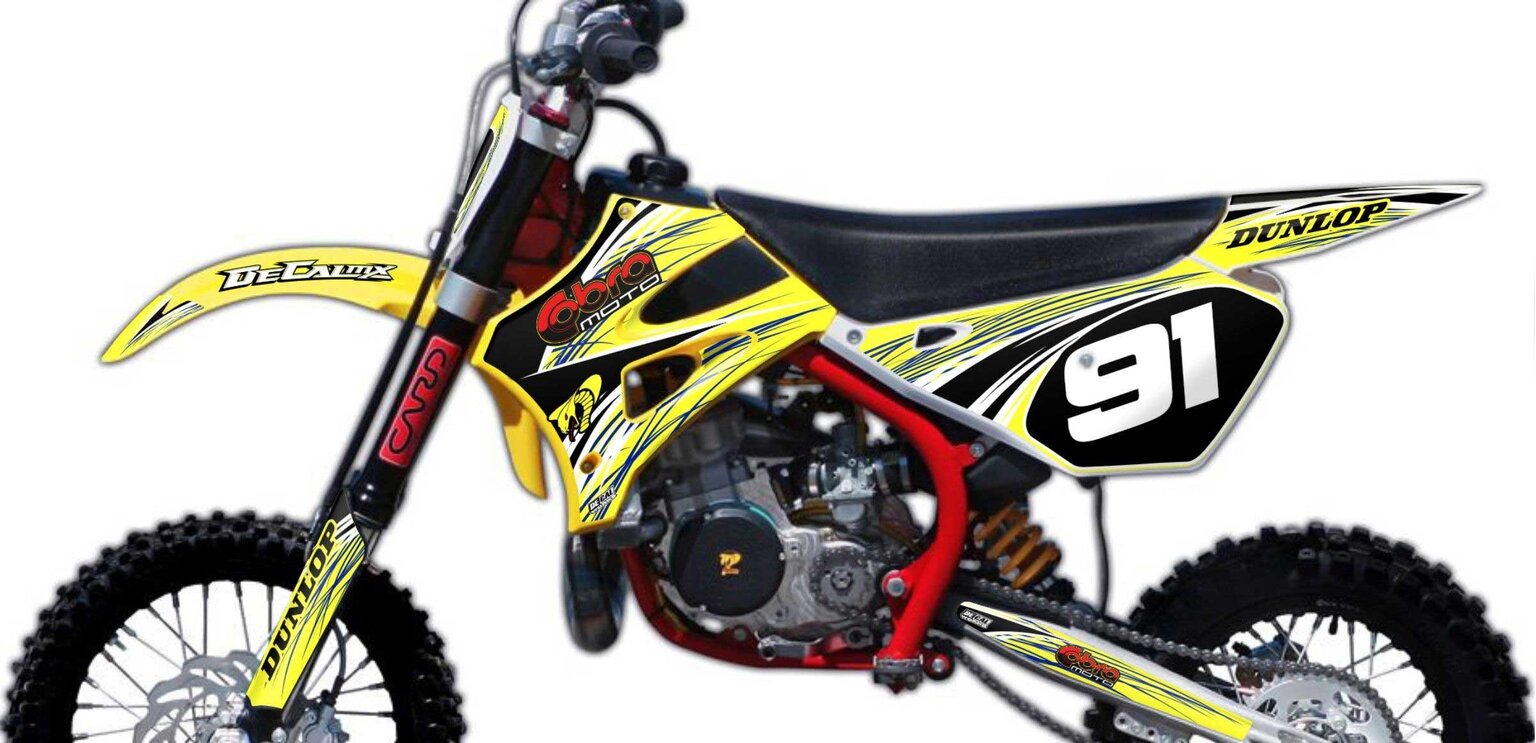 Cobra T-9 series dirt bike graphics kits