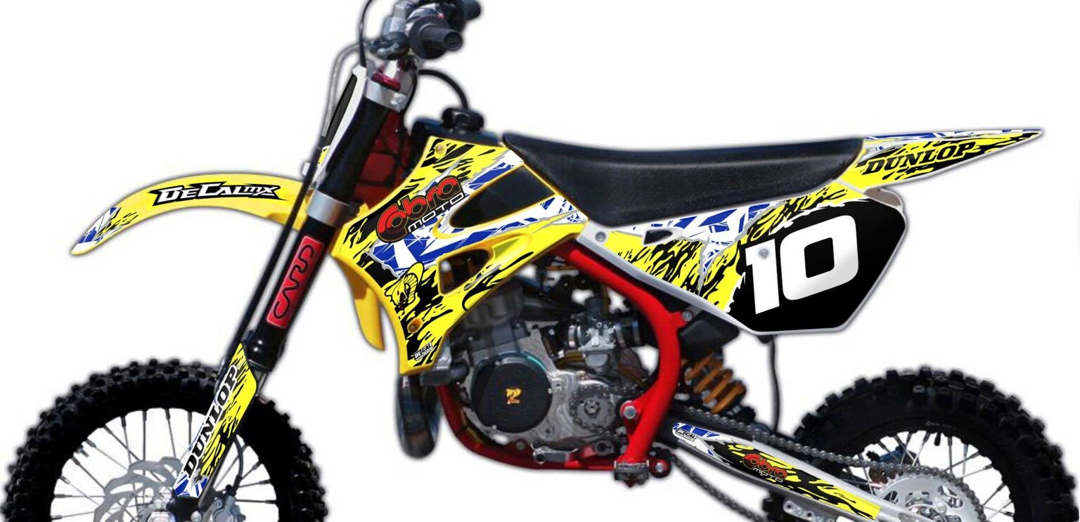 Cobra T-10 series dirt bike graphics kits