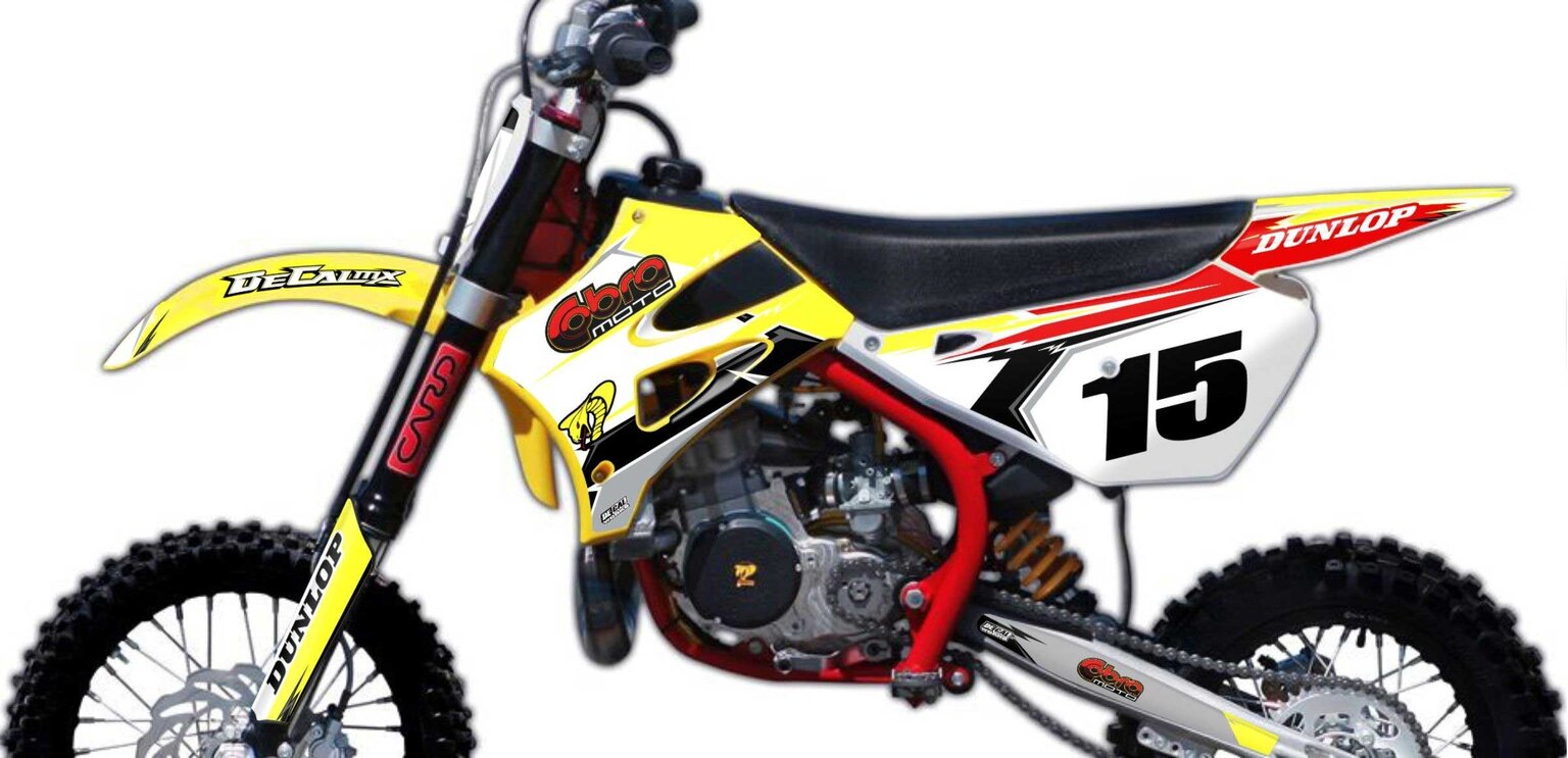 Cobra T-15 series dirt bike graphics kits