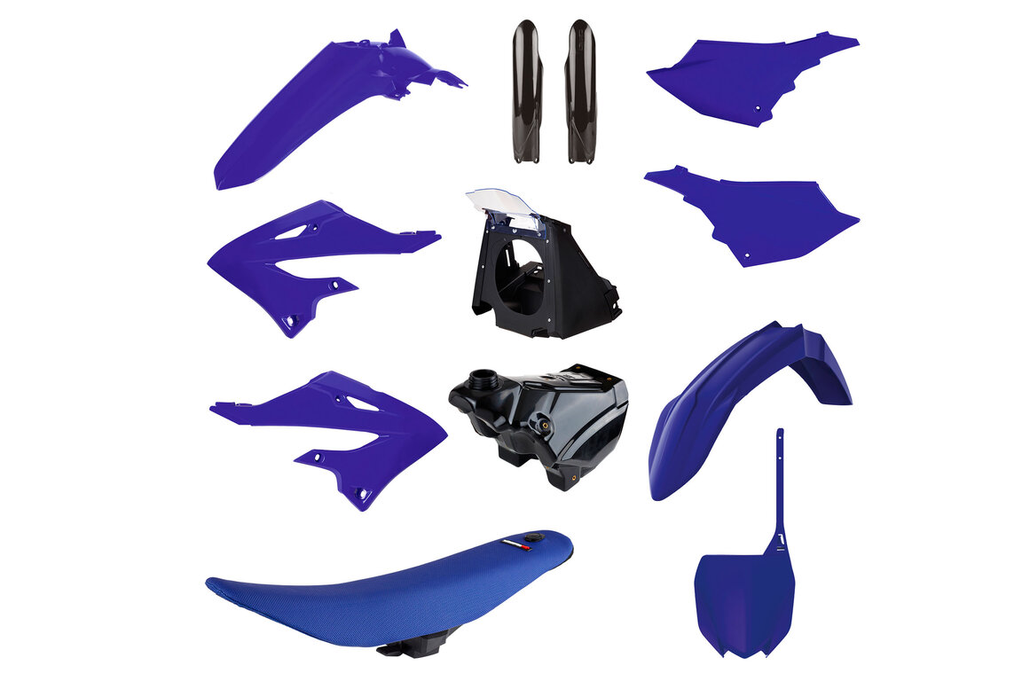 Polisport Blue Full Restyled Plastic Kit for 02-22 Yamaha YZ125, YZ250