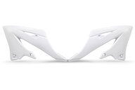 UFO White Radiator Shroud Set for 02-25 Yamaha YZ125, YZ250