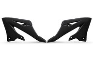 UFO Black Radiator Shroud Set for 02-25 Yamaha YZ125, YZ250