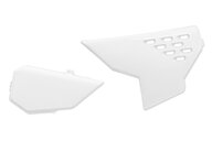 UFO White Vented Airbox Covers for 22-25 Husqvarna FC, FE, FS, FX, TC, TE, TX