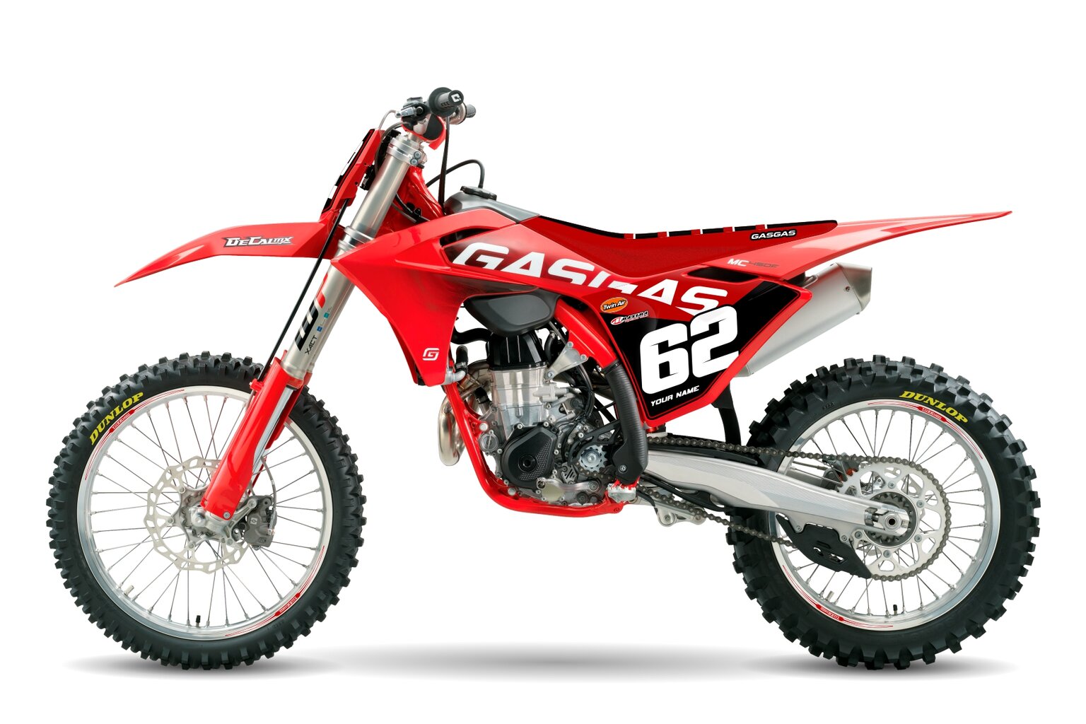 GasGas MC450F Bold Series Dirt Bike Number Plate Backgrounds