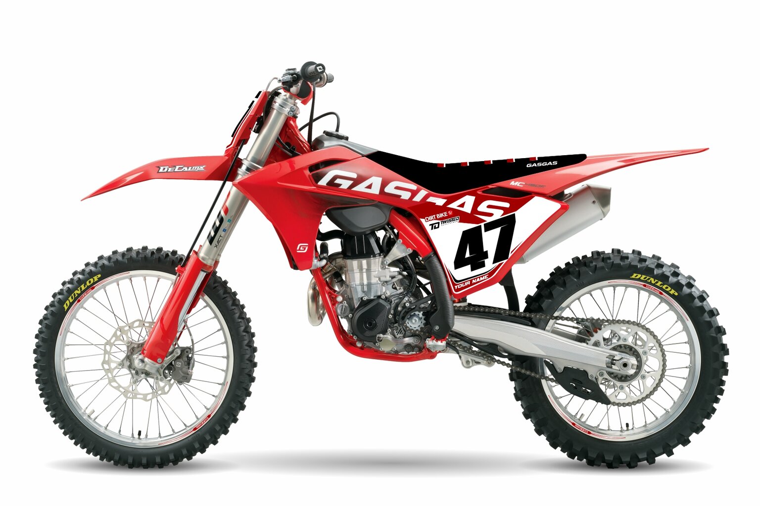 GasGas MC450F Super Series Dirt Bike Number Plate Backgrounds