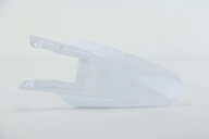 UFO Ceramic White Rear Fender replacement plastics for 22-25 KTM SMR, SX, SXF, XC, XCF dirt bikes 360 view