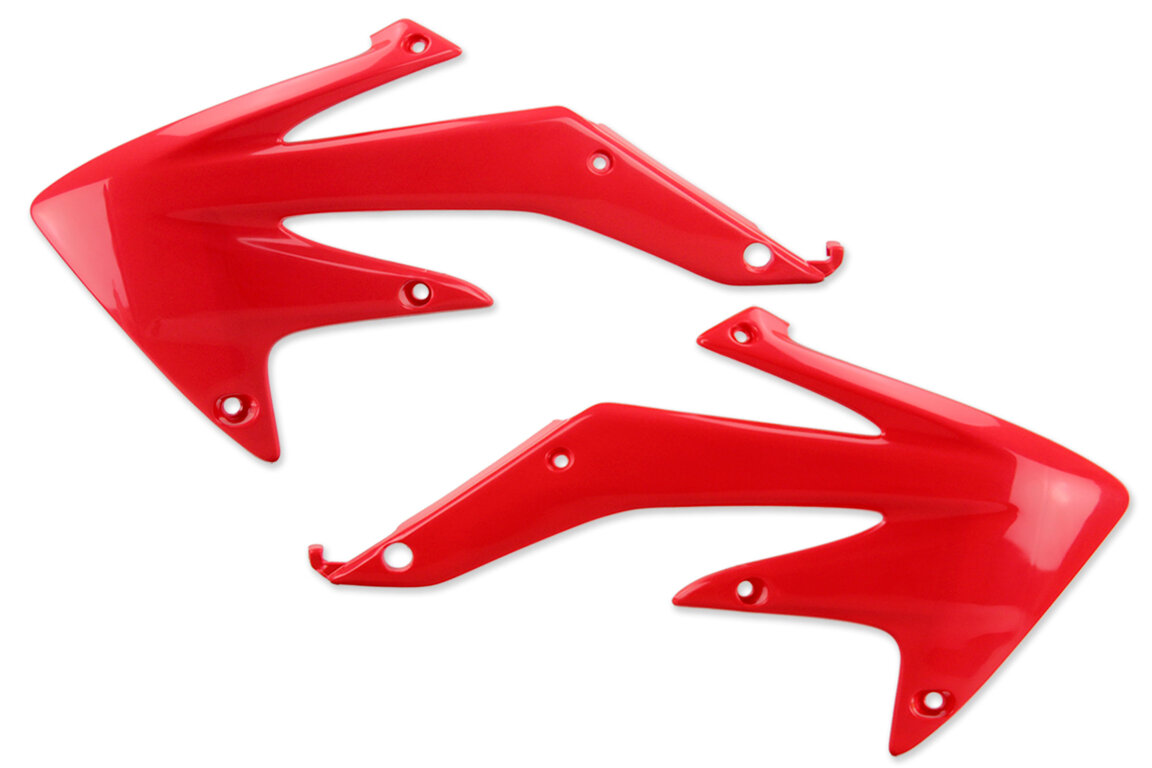 UFO Red Radiator Shroud Set for 05-07 Honda CRF450