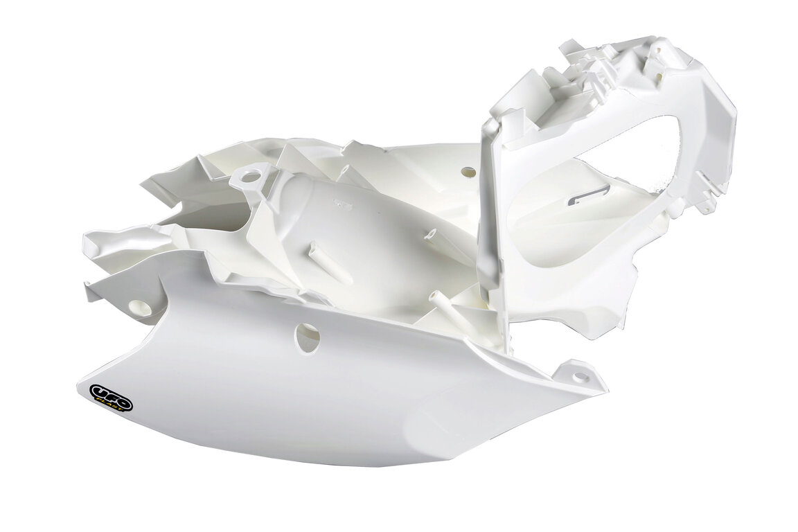 UFO White Airbox Side Panel Assembly for 11-16 KTM EXC, EXCF, SX, SXF