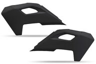 UFO Black Radiator Shroud Set for 22-25 Husqvarna FC, FE, FS, FX, TC, TE, TX