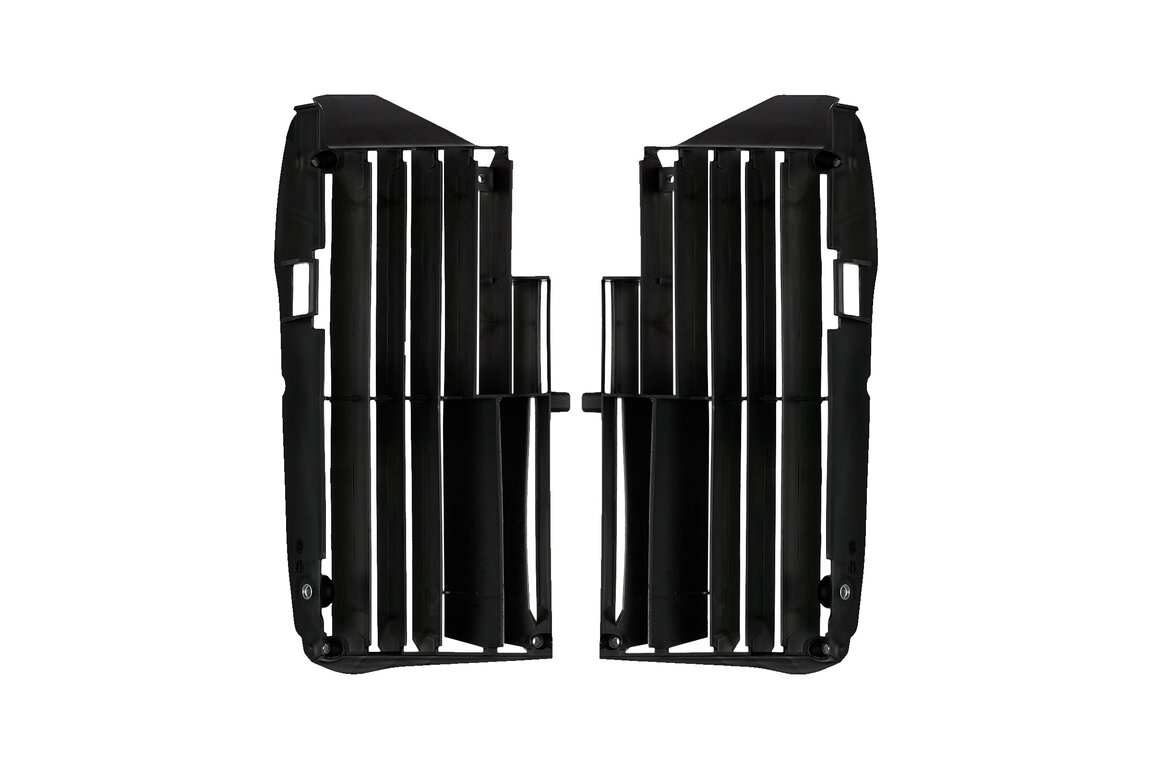 Polisport Black Radiator Louvers for 23-25 Yamaha YZ250, YZ250F, YZ450F