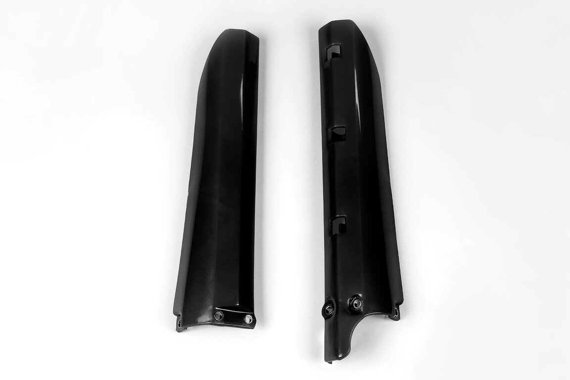 UFO Black Lower Fork Guards for 02-18 Yamaha YZ85