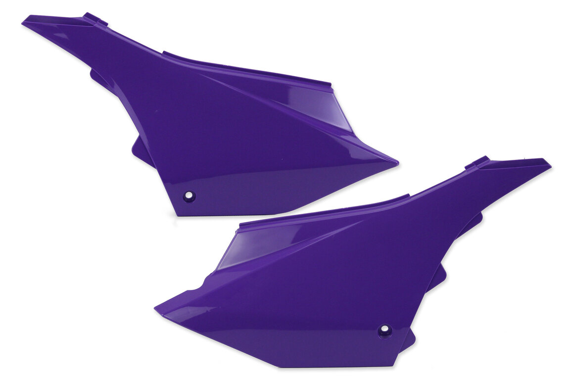 UFO Purple Side Number Plates for 02-25 Yamaha YZ125, YZ250