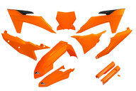 UFO Orange w/Forks Plastic Kit for 22-24 KTM SX, SXF, XC, XCF