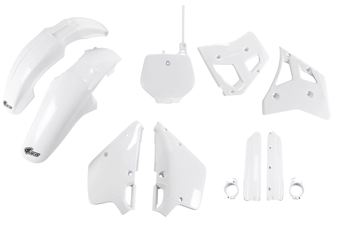 UFO White w/ Forks Plastic Kit for 92 Yamaha YZ250