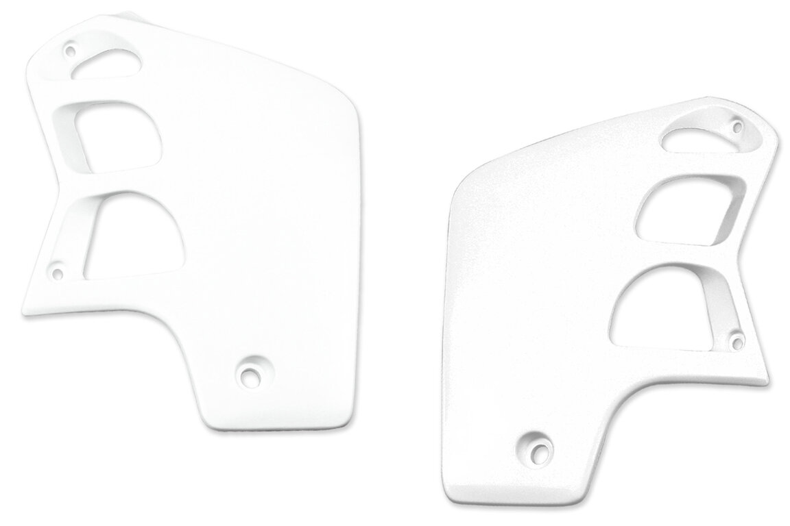 UFO White Radiator Shroud Set for 90-01 Honda CR500