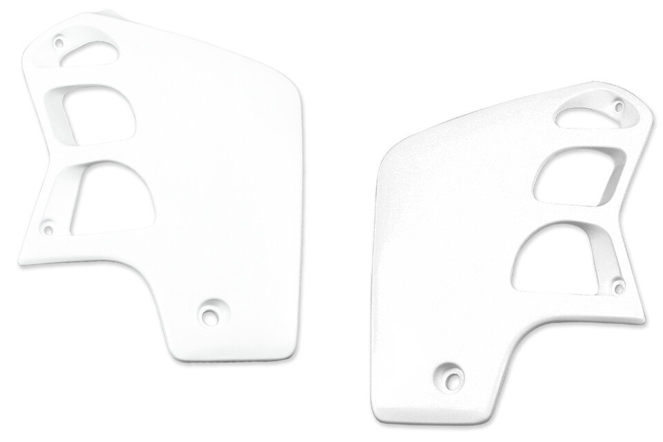 UFO White Radiator Shroud Set for 90-01 Honda CR500